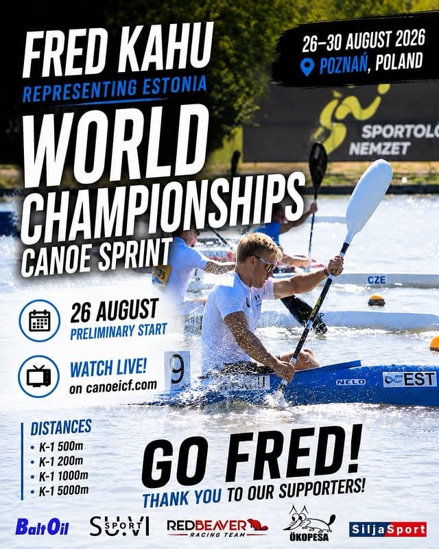 Fred Kahu enne maailmameistrivõistlusi