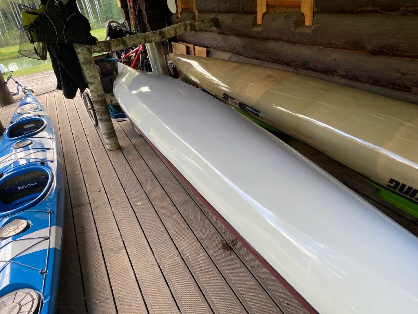 Beltes wide touring kayak used — overview
